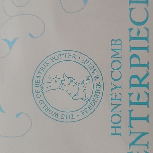 🐇💲2️⃣ 🐇 Beatrix Potter Infant Honeycomb Centerpiece Decoration - Picture 8 of 8